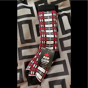 Red Lion long compression socks. Size small.